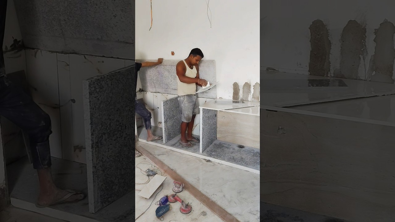granite ka kitchen 🏡🔥✅ /modular kitchen design #home #kitchen #construction #youtube #shorts