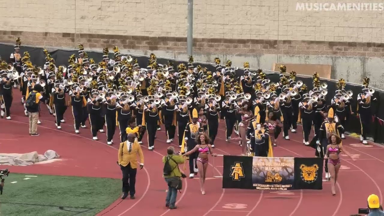NC A&T Blue and Gold Marching Machine | 2024 Bandfest Show 3 - Passing Review