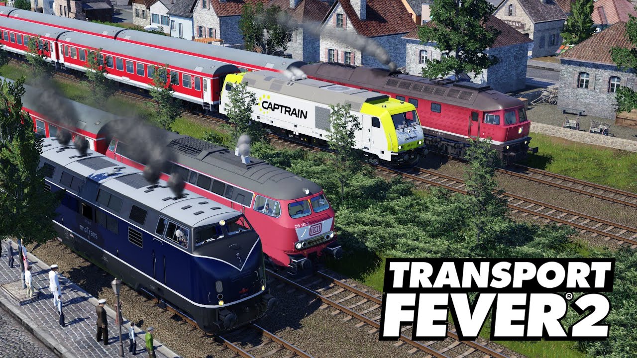 Transport Fever 2 Rennen  | 4x Dieselpower | Alt vs. Neu