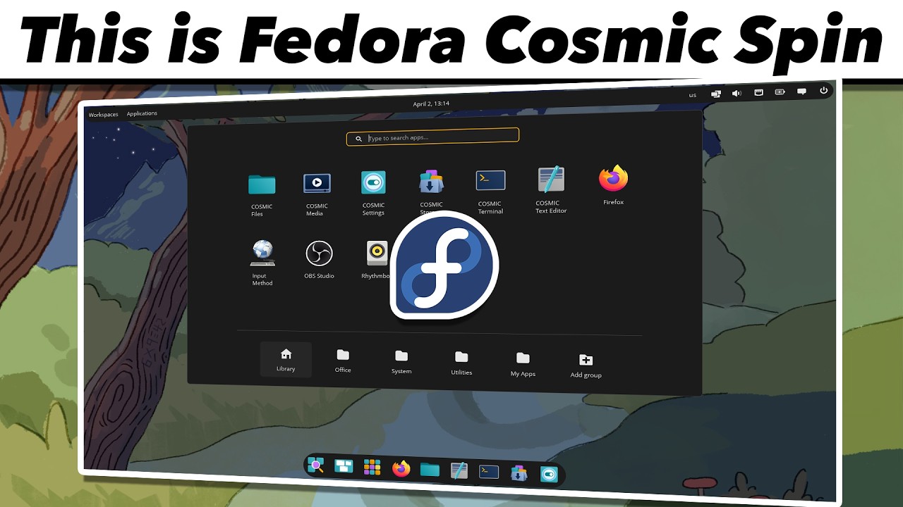 FEDORA COSMIC Spin is STUPENDOUS Distro 🔥