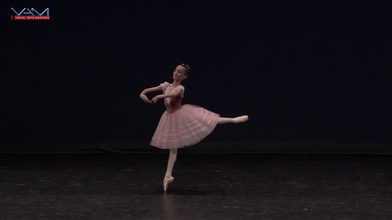 YAGP2020 Barcelona. TOP 12. Paulina Kuraite. Age 11. Peasant Variation, Giselle.