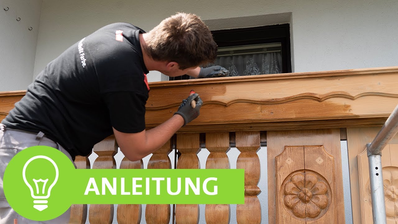 Holzbalkon sanieren - Balkon Sanieren leicht gemacht! Verwitterte, alte Fassaden aus Holz renovieren