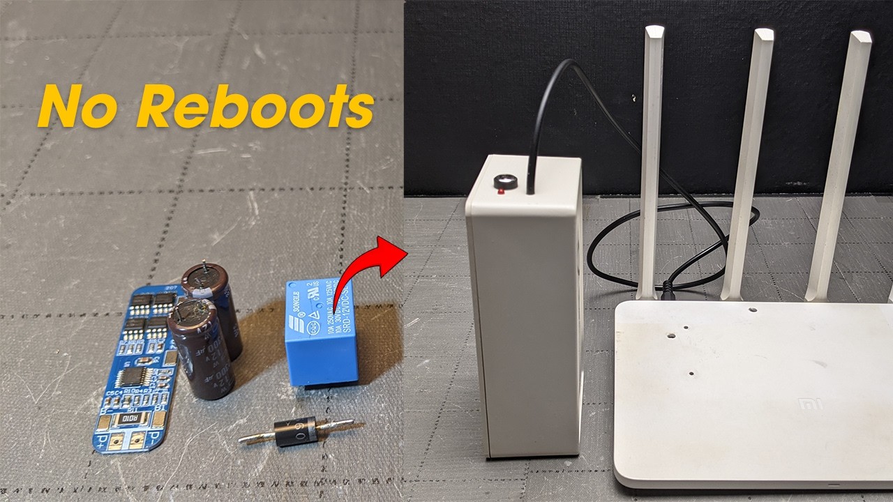 No More Router Reboots! My DIY 12V UPS Is Lightning Fast