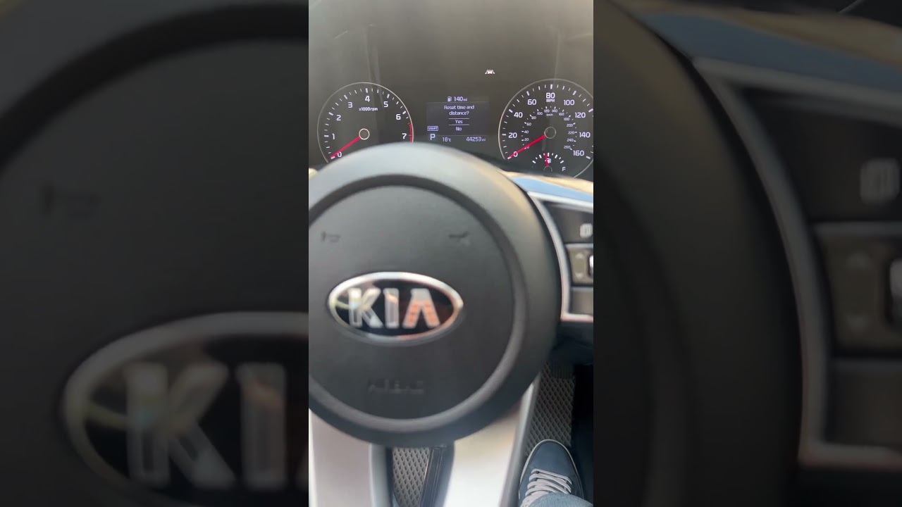 Kia Forte 2018-2021 сбрось сервисного интервала