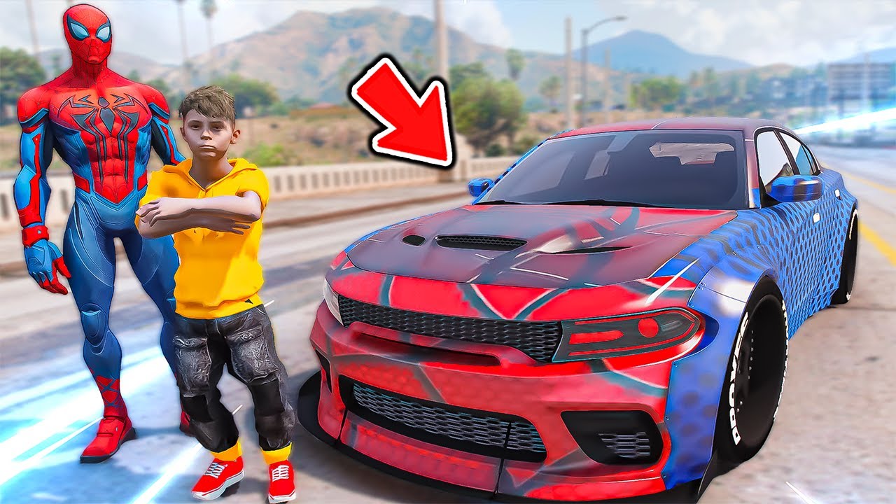 سباديرمان المطور اعطاه سيارته وتهاوشو😱🔥!! | فلم قراند