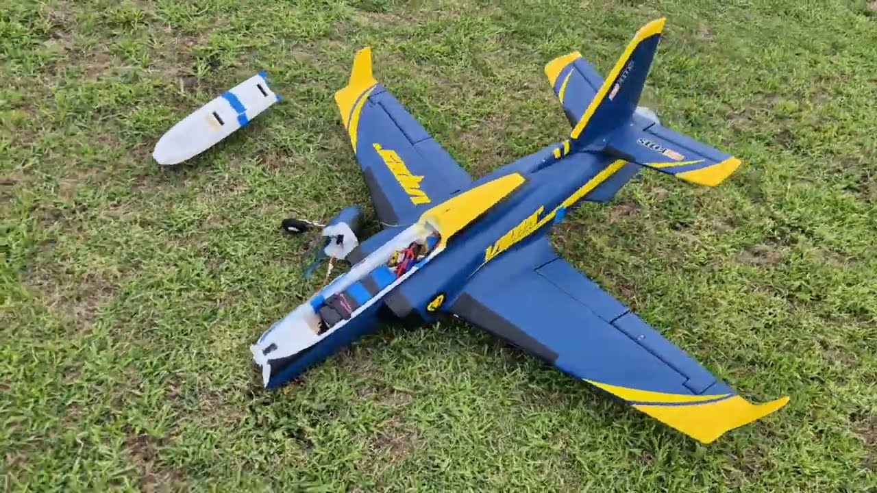 FMS 'Viper' 70mm EDF Crashed on Touch & Go: Flight Ten
