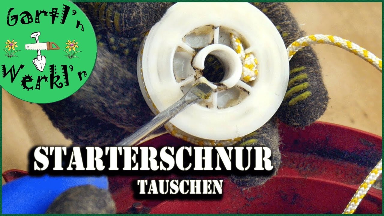 Starterschnur tauschen bei Benzinheckenschere Honda HHH25