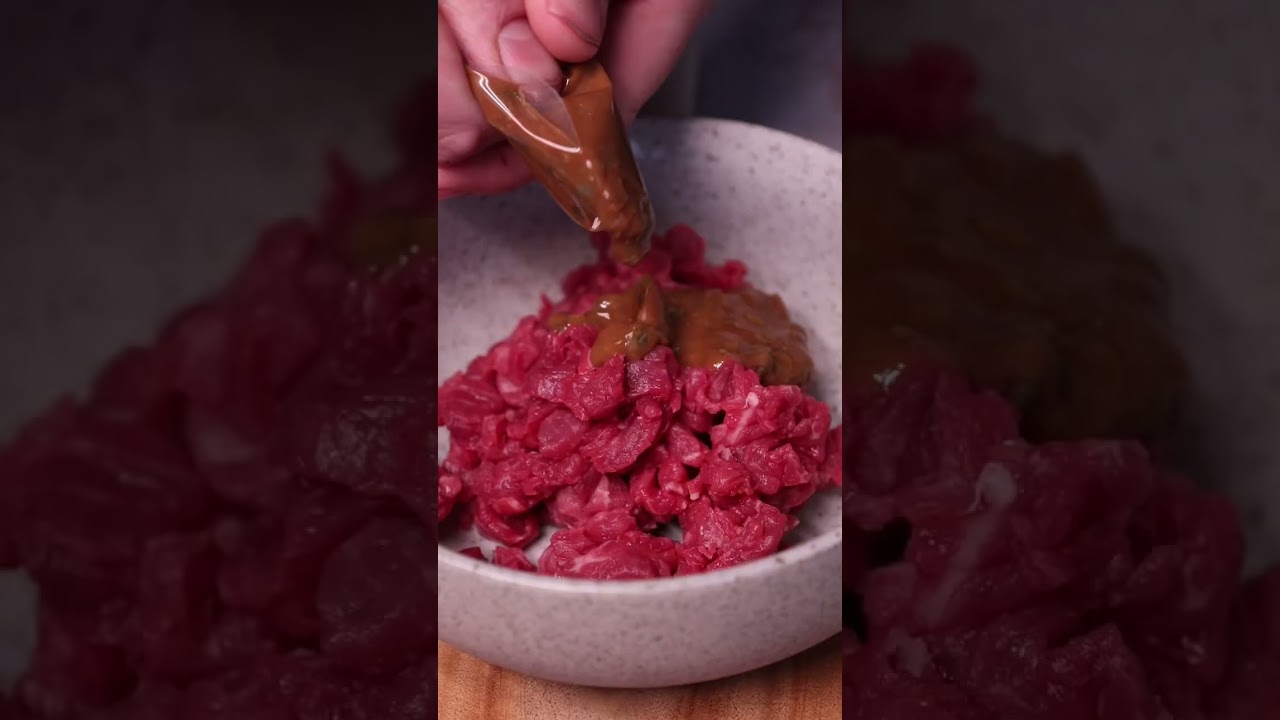 Steak tartare and caviar
