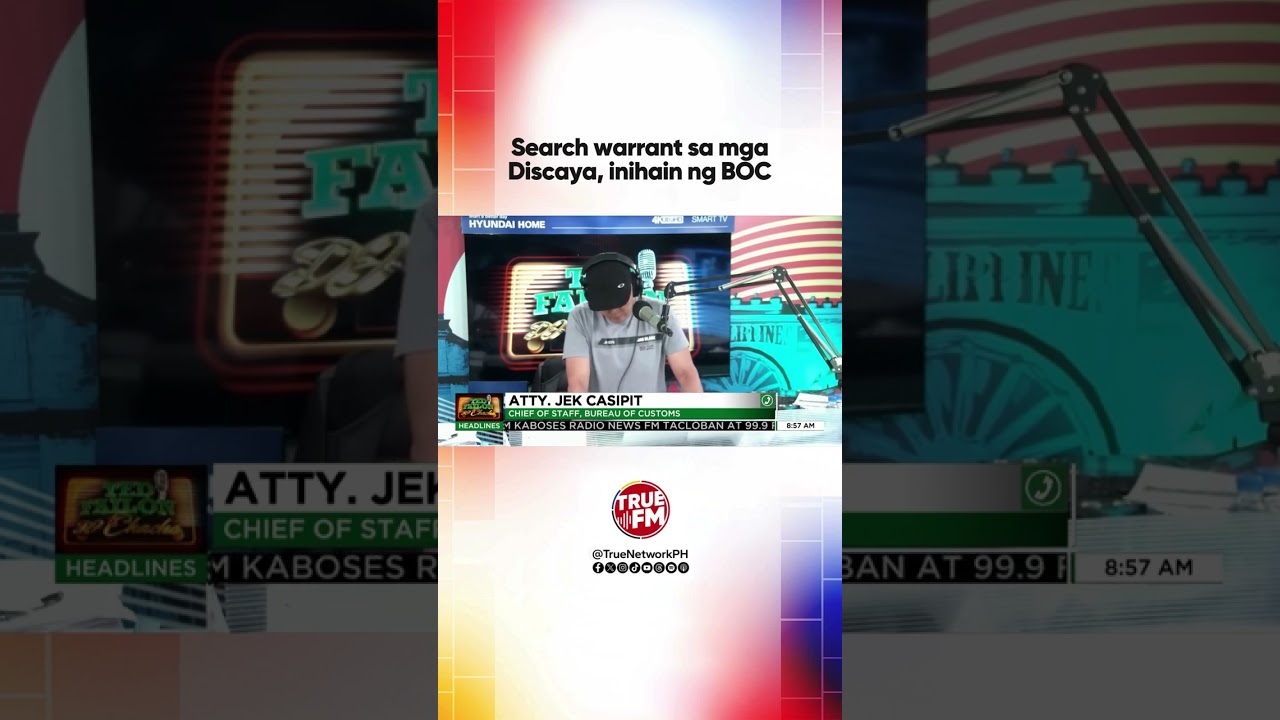 Search warrant sa mga Discaya, inihain ng BOC | Ted Failon & DJ Chacha