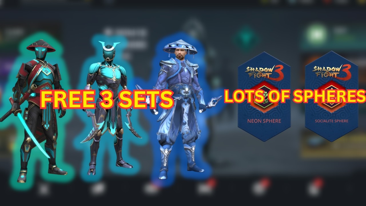 Shadow fight 3: Free Stranger, Anibot and Pss Set, Lots of Spheres | Lunar Festival Event week 2nd