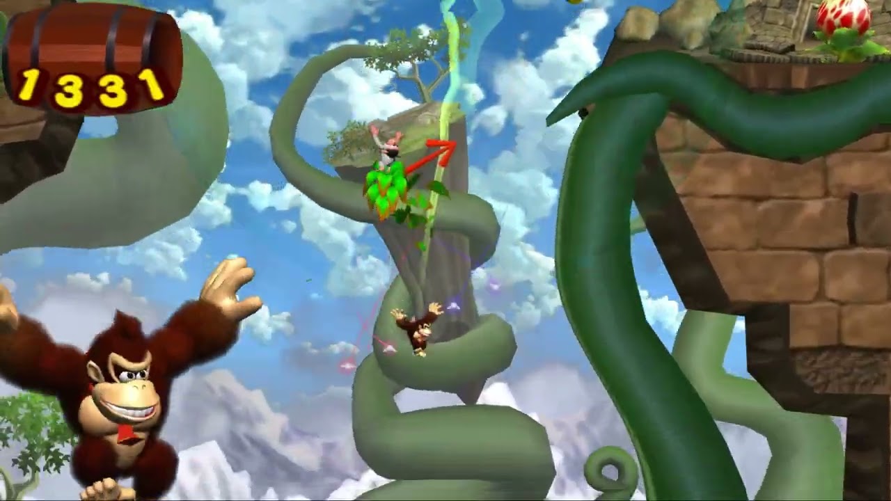 Donkey Kong Jungle Beat GC - Orange Kingdom Highscore - manimbbm