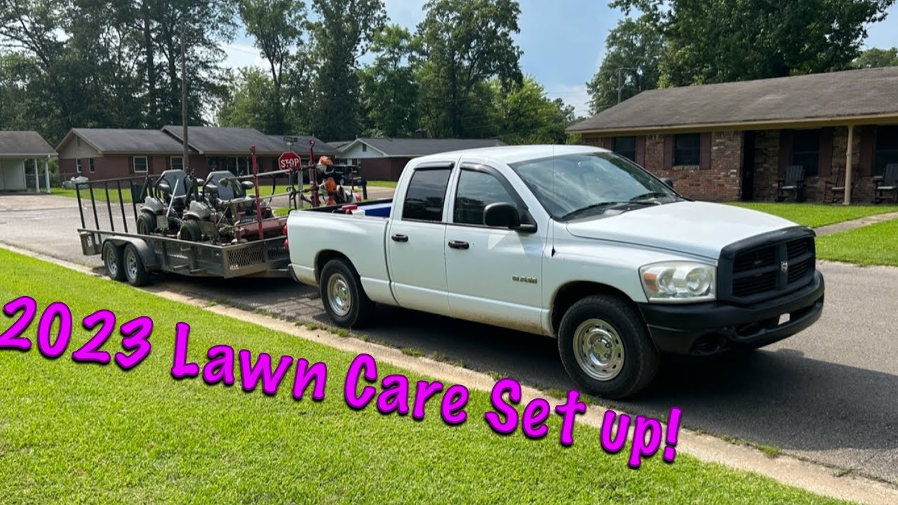 2023 Lawn Care Set up!
