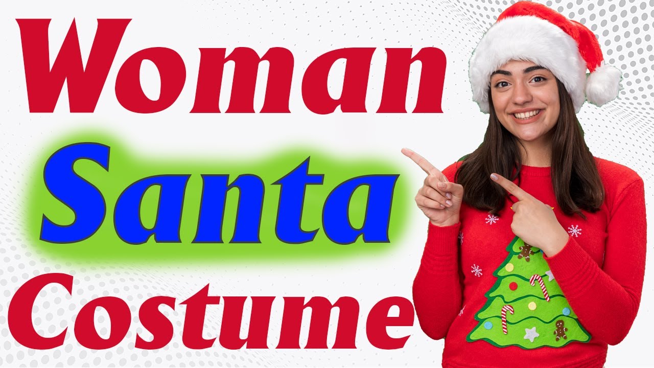 Woman Santa Claus Costume to Buy on Amazon in 2024 |Best Woman Santa Claus Costume on Market in 2024
