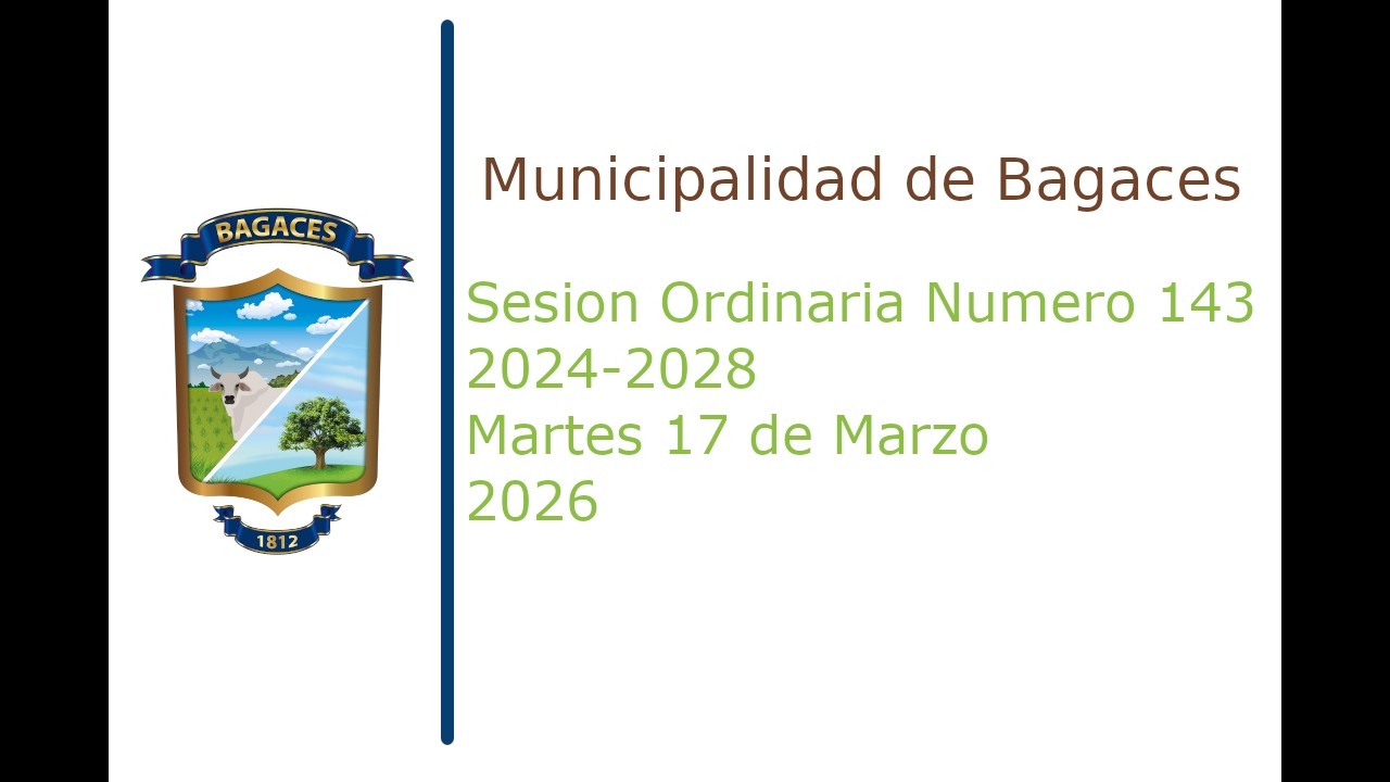 Sesión Ordinaria Numero 143 2024-2028. Martes 17 de Marzo del 2026