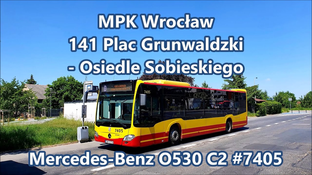 MPK Wrocław - linia 141, Mercedes-Benz O530 C2 #7405