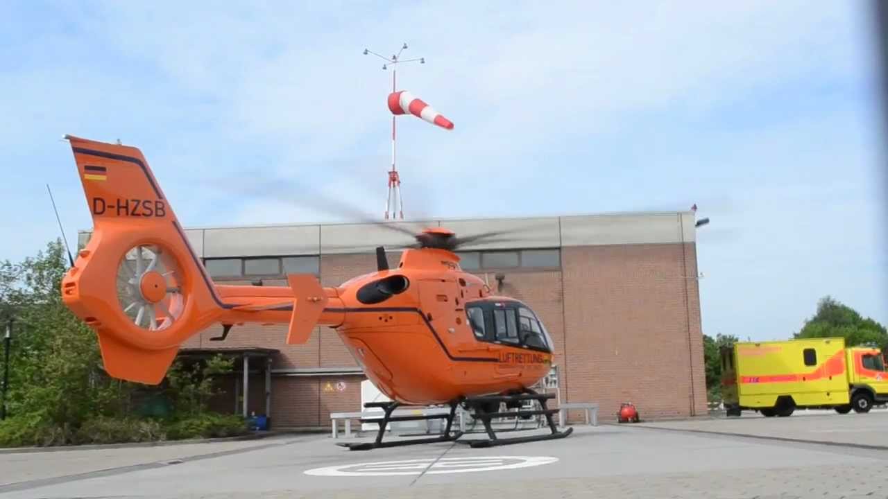 Eurocopter Ec-135 Christoph 29 Bundesministerium das Innern medical helicopter base Hamburg, Germany