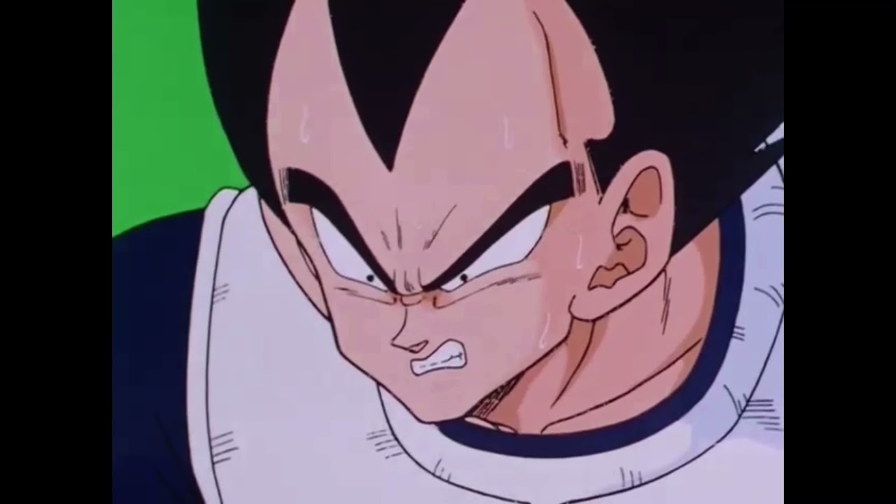 vegeta try to escape from freezer. 