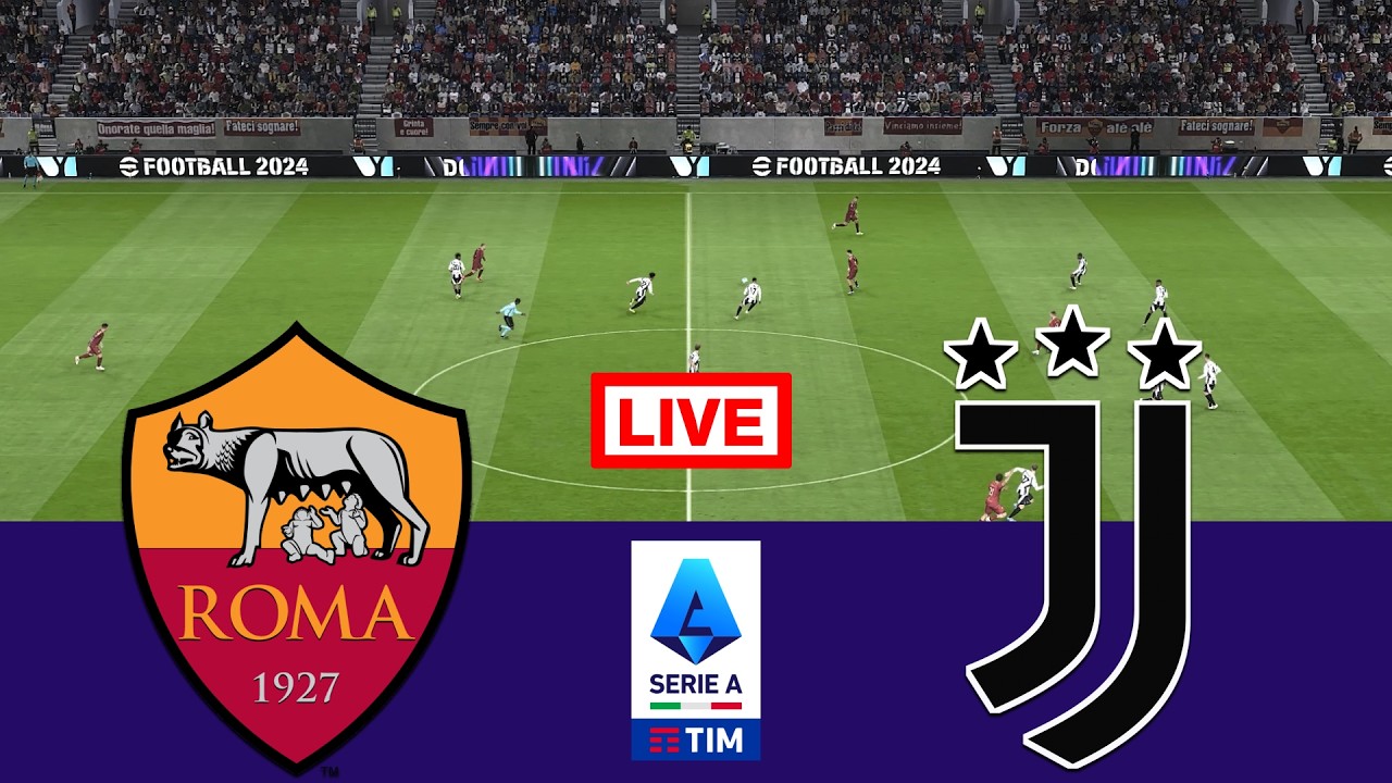 🔴 In Diretta : Roma vs Juventus | Serie A 2025/26 | Streaming completo della partita