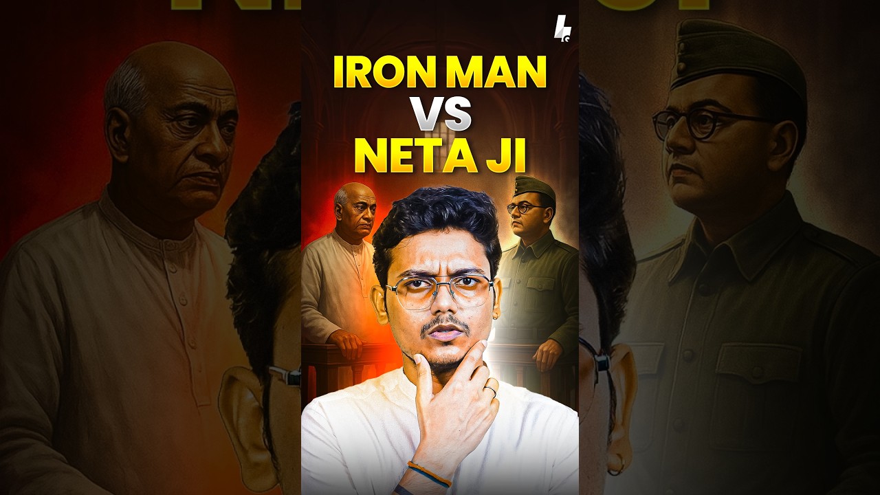 Sardar Patel vs Subhash Chandra Bose 🤯 #indianhistory #statueofunity #shorts