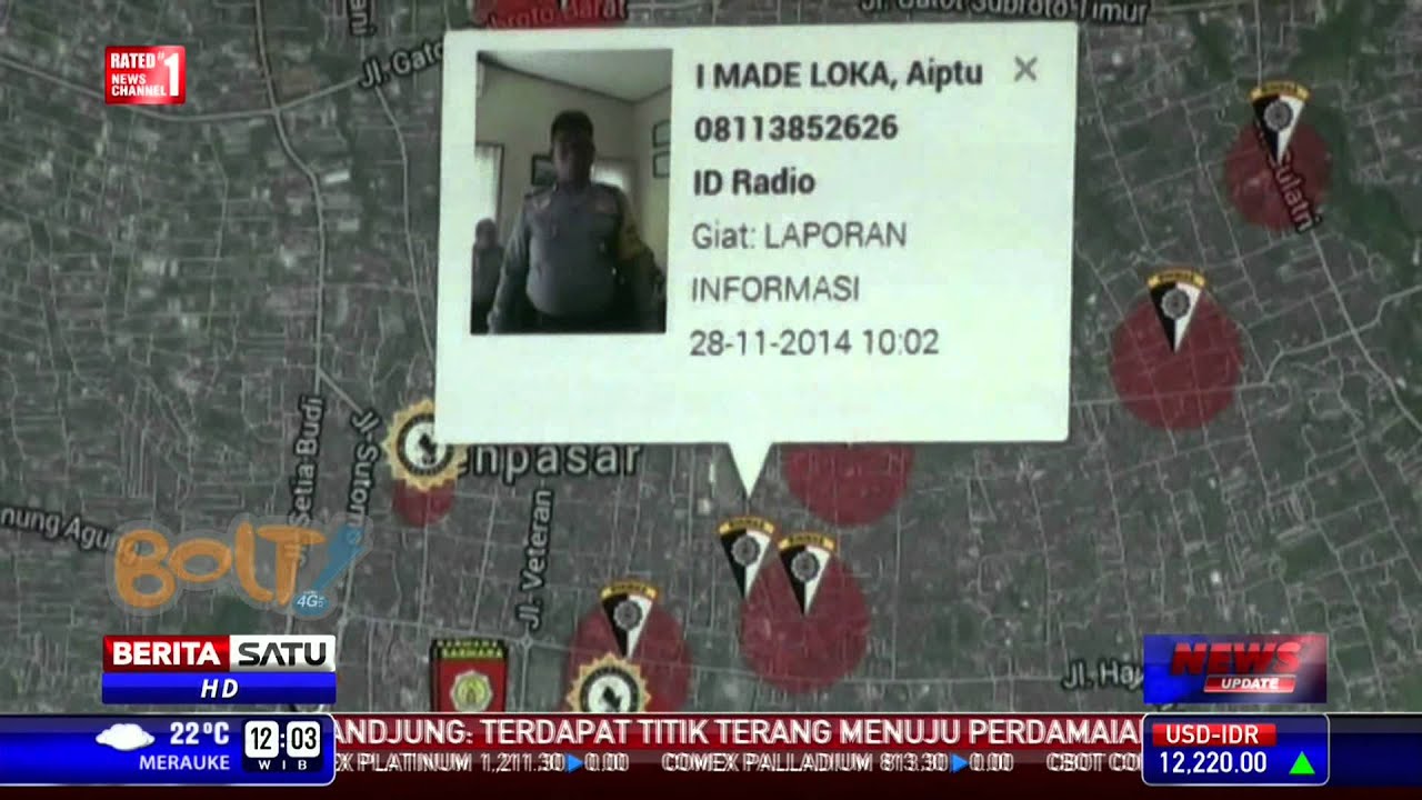 Polresta Bali Operasikan Pusat Komando Berbasis IT
