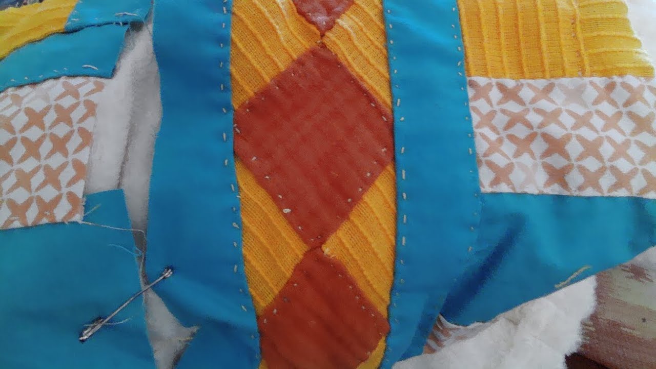 Finishing February '26: Wonky Diamond Row Quilt