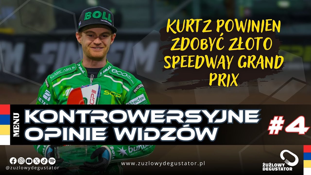 Brady Kurtz powinien zdobyć złoto SGP - Kontrowersyjne opinie widzów #4