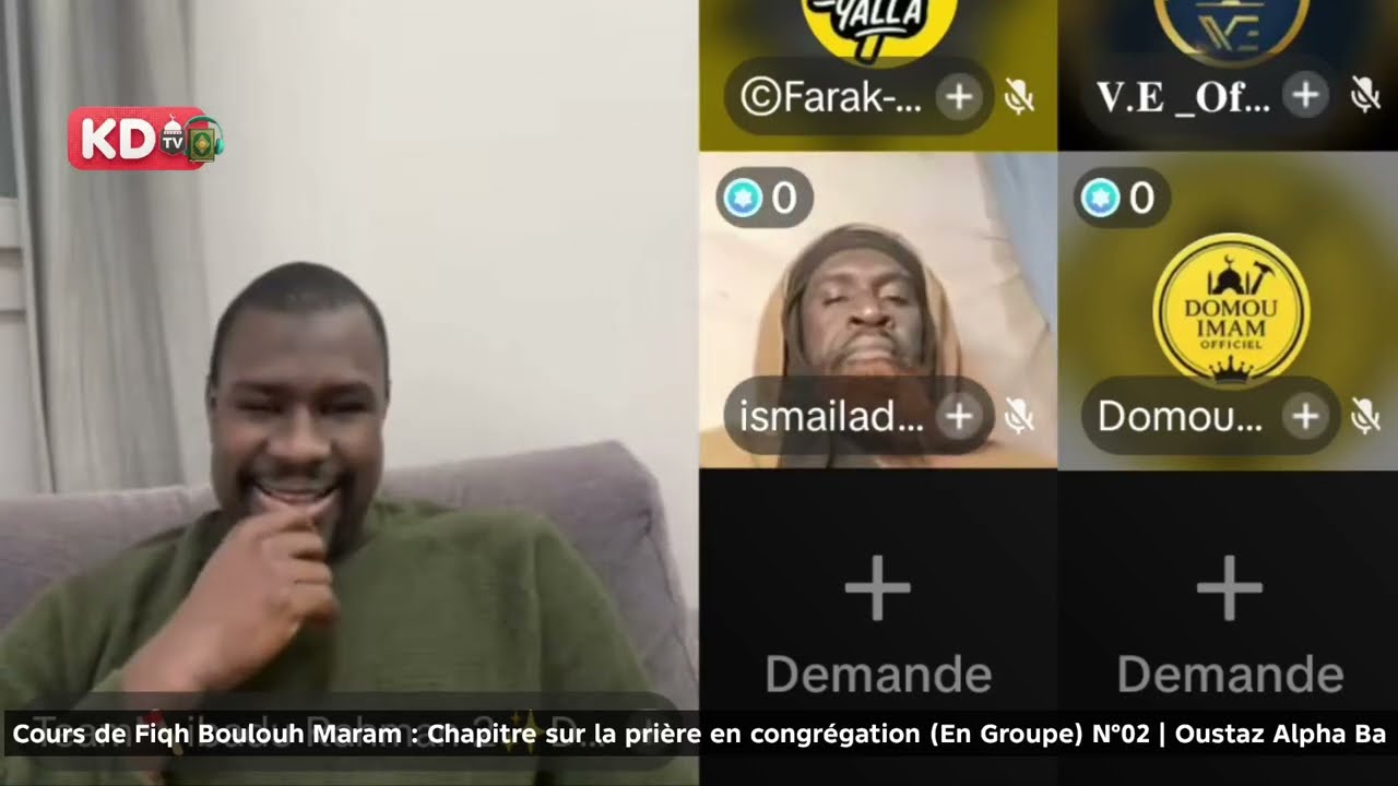 Cours Fiqh Boulouh Maram : Chapitre sur la prière en congrégation (En Groupe) N°02 | Oustaz Alpha Ba