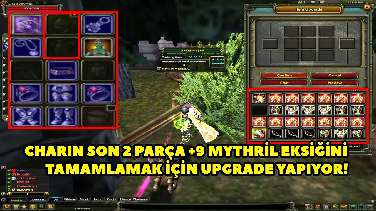 Gaeikhoos - (Agartha) Serverinde Sürekli +10 Basan Chara Girip Upgrade Yapıyor  ! Knight Online