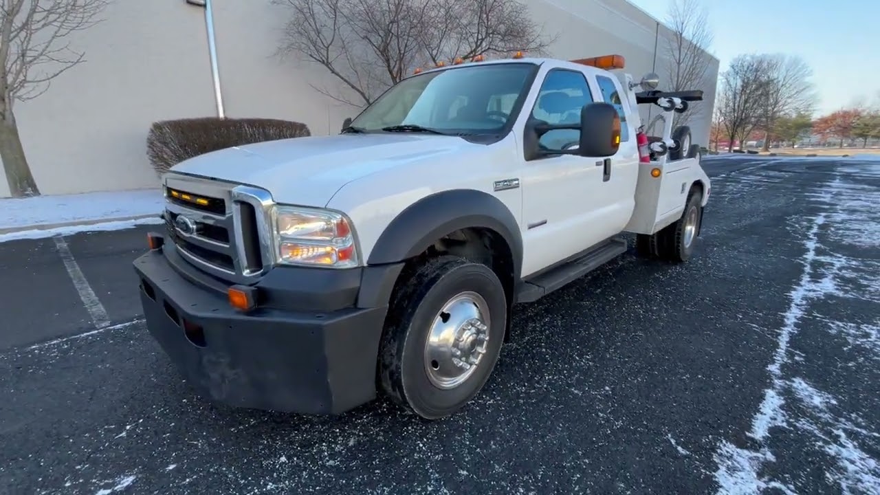 Walk-around of 2006 Ford F450 6.0L Wrecker