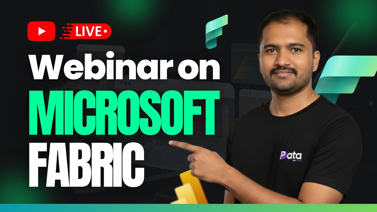 Microsoft Fabric Live Webinar 🔥📈 | Power BI | Pankaj Namekar x Inturi Suparna Babu