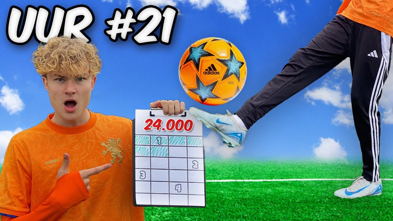 In 24 Uur 24.000x Een Bal Hooghouden!