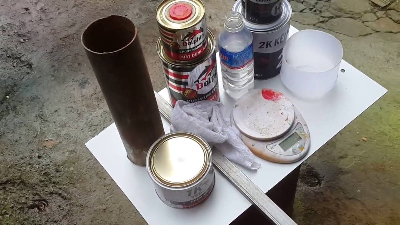 Cách pha sơn sắt mạ kẽm và vệ sinh bề mặt