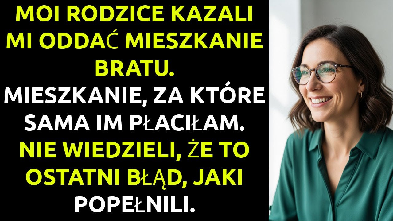 Moi rodzice ODDALI moje mieszkanie bratu — i wtedy ZROZUMIAŁAM, że muszę zniknąć.