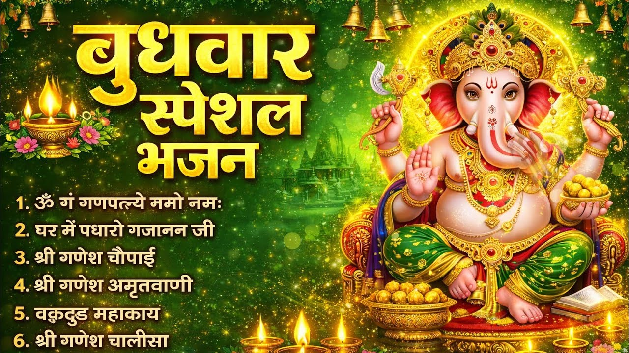 गणपति बप्पा के चमत्कारी भजन | Budhwar Special Ganesh Bhajan
