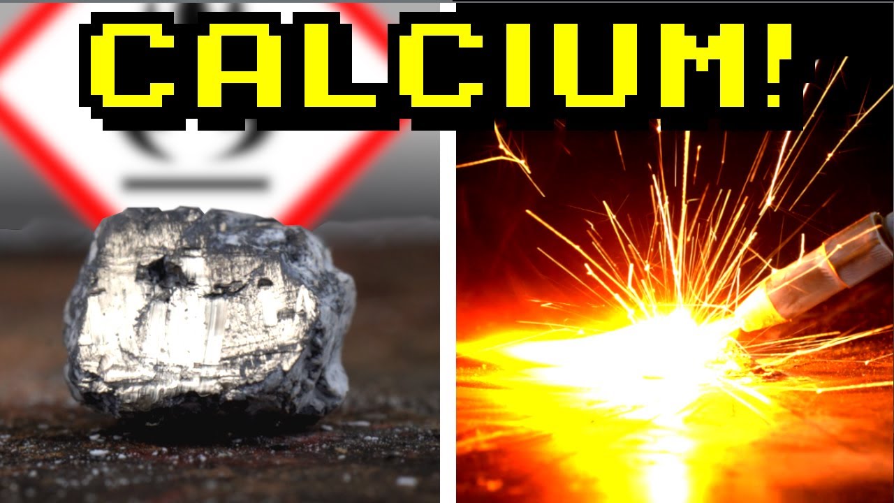 Calcium | Dieses Metall brennt wie eine Wunderkerze!