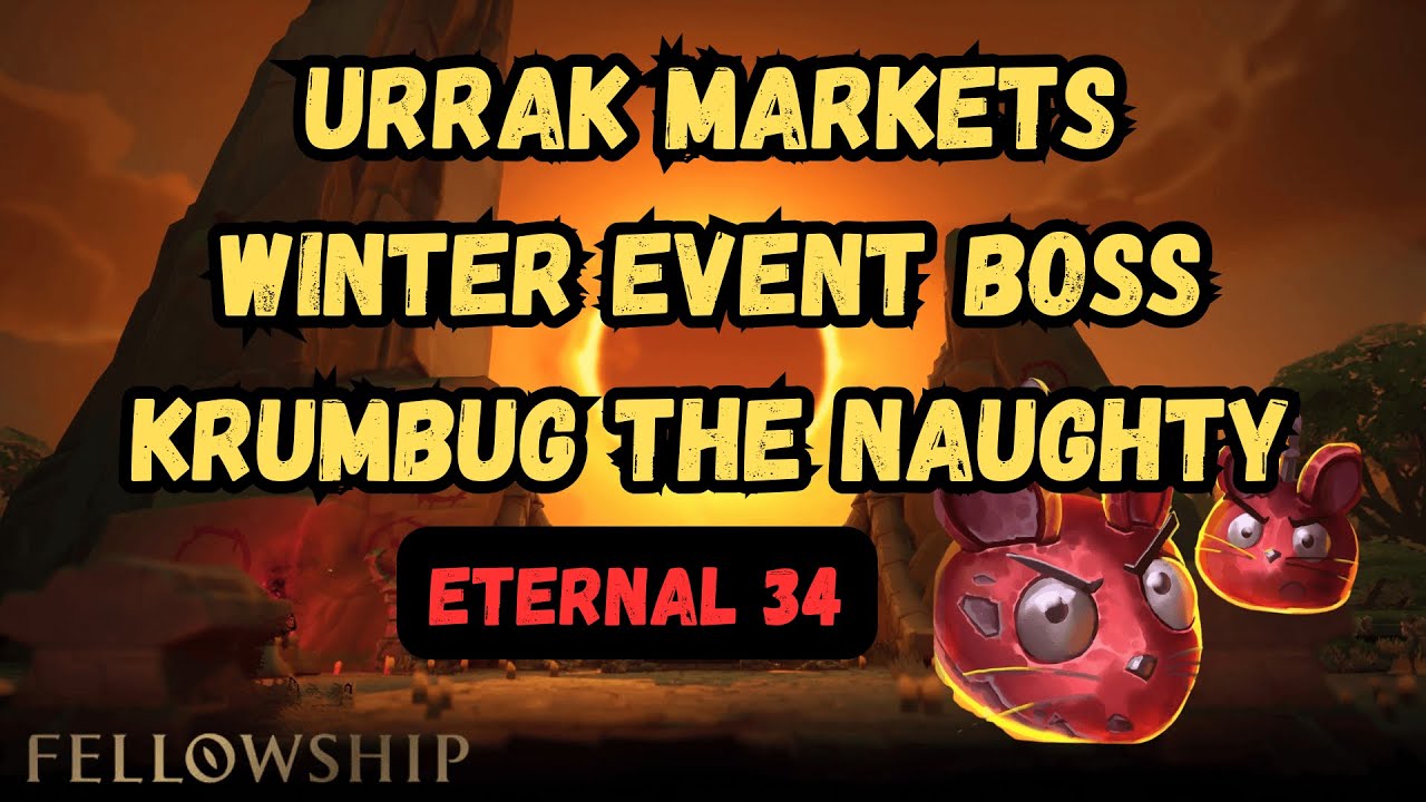 Eternal 34 Push | Urrak Markets Tank POV + Winter Event Boss Krumbug Guide