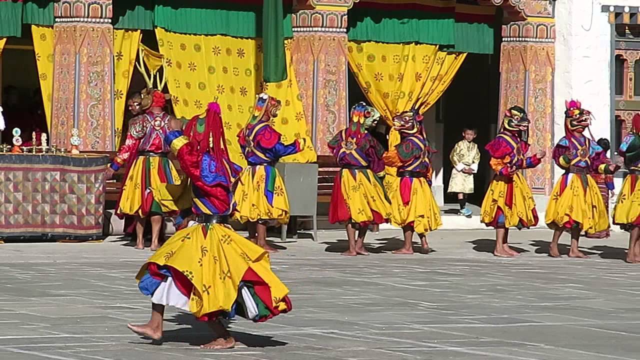 Mongar Festival  Ending of Animal mask dance