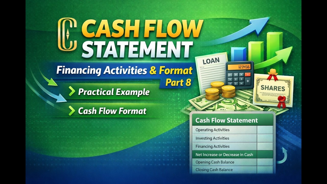 Cash Flow Statement – Financing Activities & Format Explained | Part 8 | Financial Management
