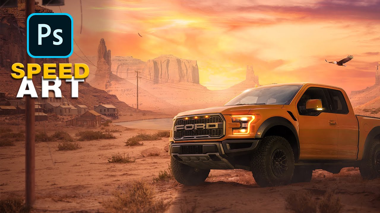 Ford Everywhere - Car Photo Manipulation Speed Art