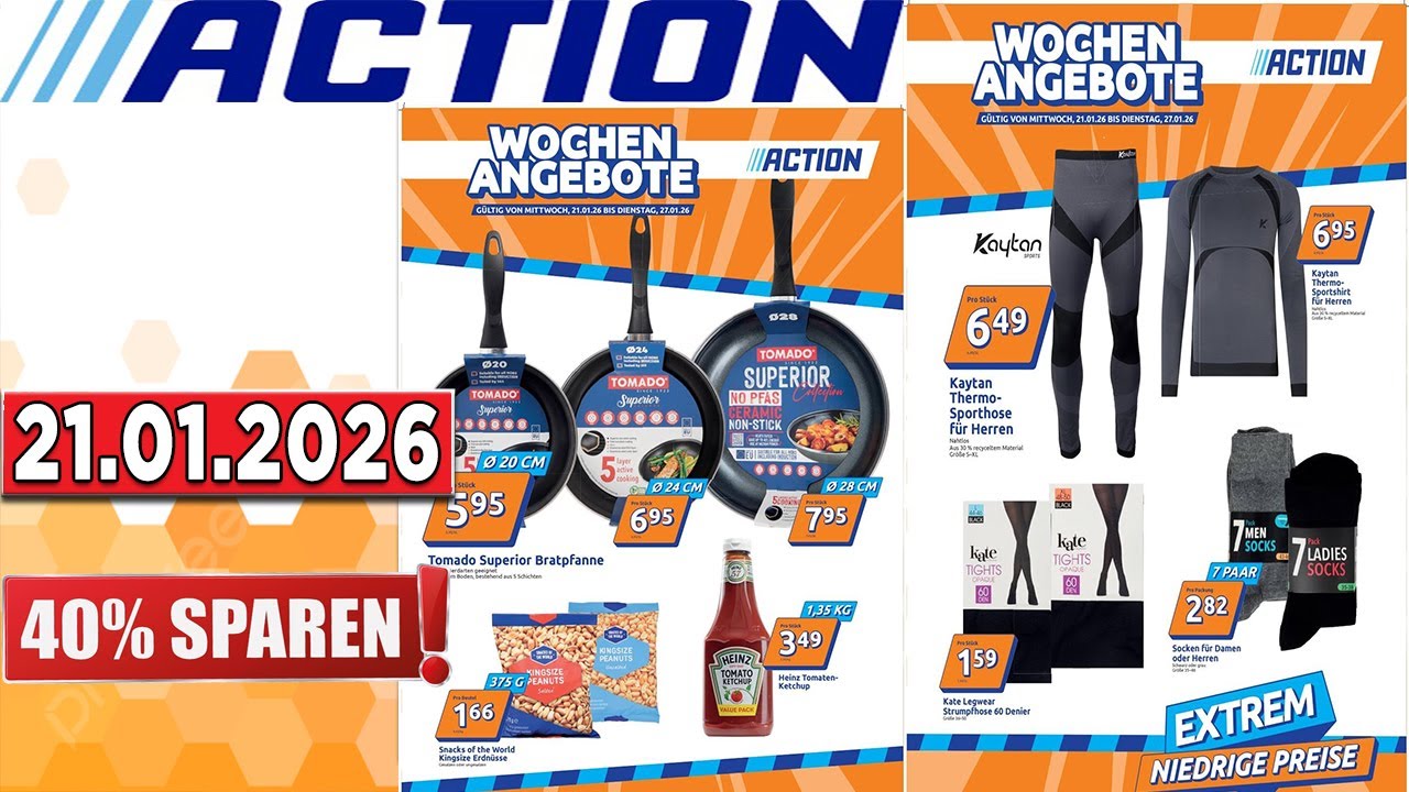 ACTION Prospekt Diese Woche – Gültig von 21.01.2026  Angebote werbung #prospekt #angebote