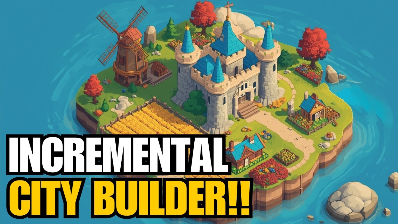 Construtor de Cidades com ÁRVORE DE HABILIDADES INSANA! | Farewells Clicker