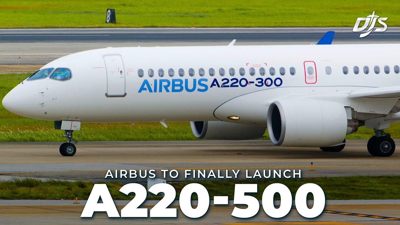Компания Airbus представит A220 500.