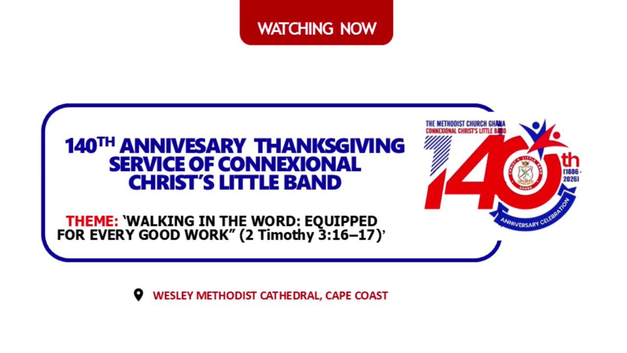 Thanksgiving Service of 140th Anniversary Celebration Climax of Christ's Little Band