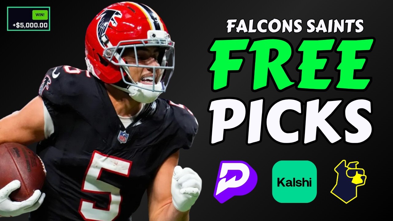 ЛУЧШИЕ СТАВКИ НА ПОНЕДЕЛЬНИК В НФЛ (FALCONS SAINTS💥) | PRIZEPICKS и KALSHI: ПРОГНОЗЫ И СТАВКИ НА ...