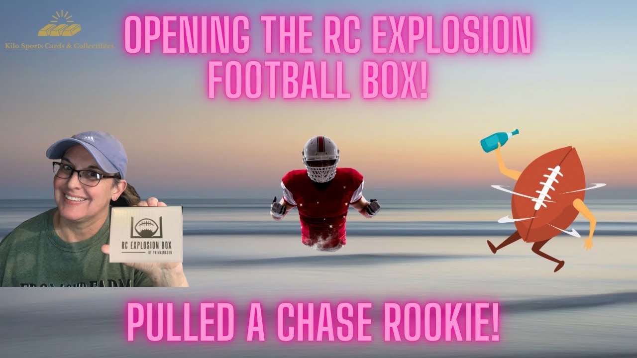 💥PULLED A CHASE ROOKIE & GAME USED RELIC!😎 Opening the RC Explosion Football Box!