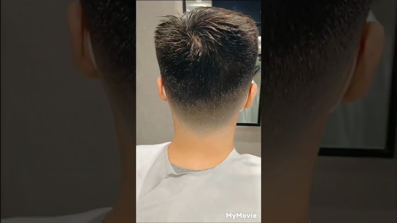 Short Barbers cut