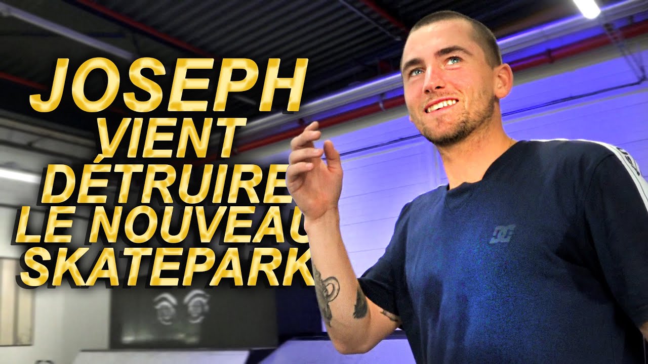 Joseph vient détruire le nouveau skatepark ! (ça fait mal)