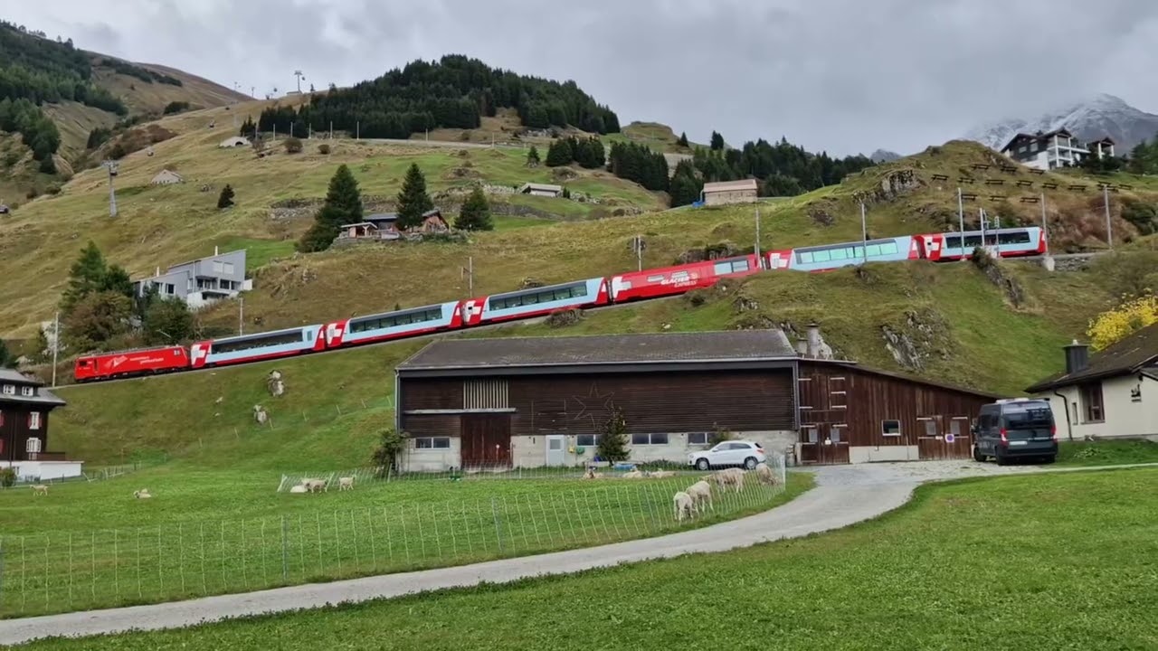Glacier express Rondom Andermatt september 2025 🇨🇭 4k.