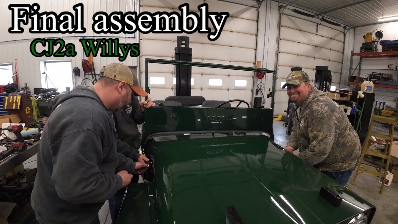 Финальная сборка Willys Jeep CJ2A с новым кузовом и первый тест-драйв! Часть 3
