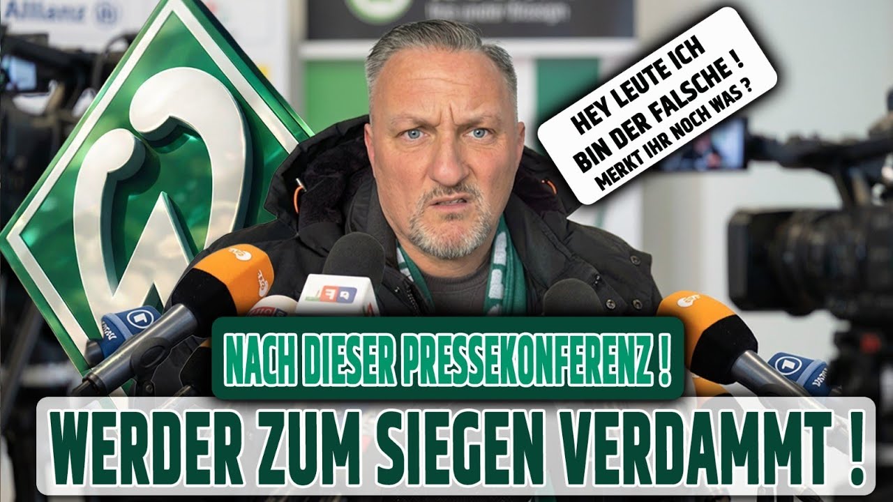 Wir gehen rein in die PK von Daniel Thioune und schalten auf Angriffsmodus !